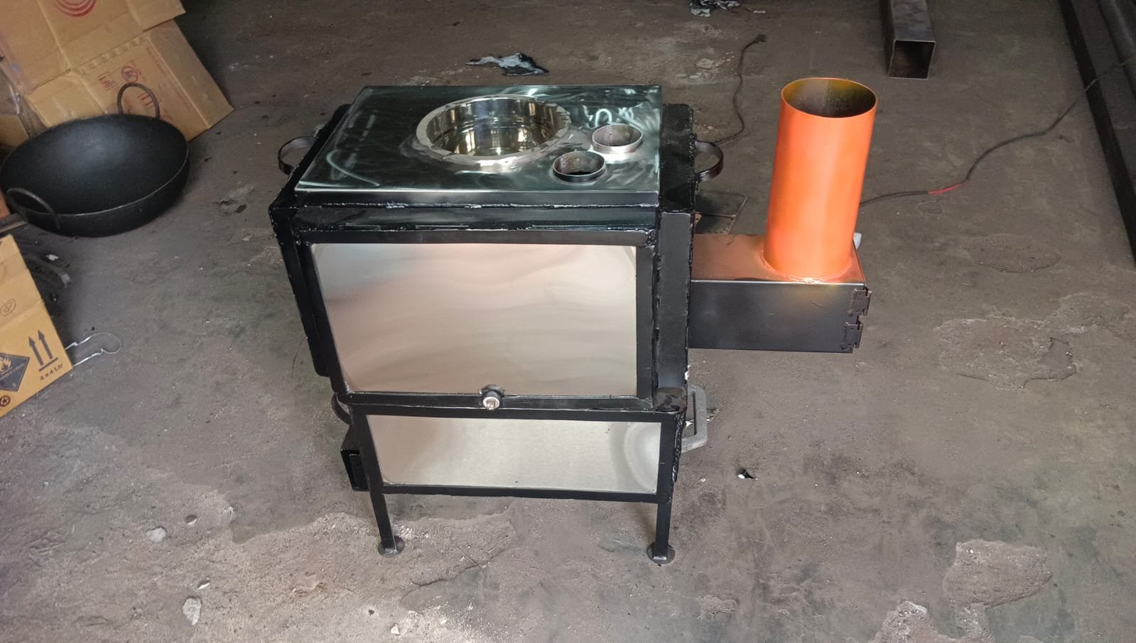 tea boiler rocket stove