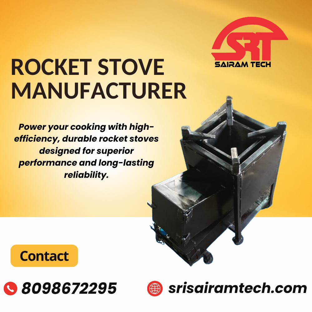 Portable Rocket Stove Manufacturer – Sri Sairam Tech